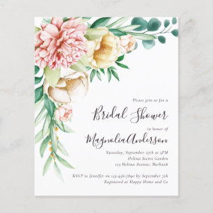 PAPER Floral Bridal Shower Flyer