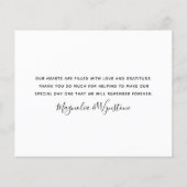 PAPER Foto Eucalyptus Weddenschap Bedankt Flyer (Achterkant)