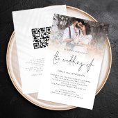 PAPER Foto QR Code Script Weddenschap Flyer