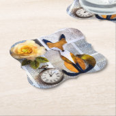 Paper Fox Coaster Kartonnen Onderzetters (Gekanteld)