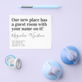 PAPER Funny Moving House Announement Briefkaart Flyer (Enkel)