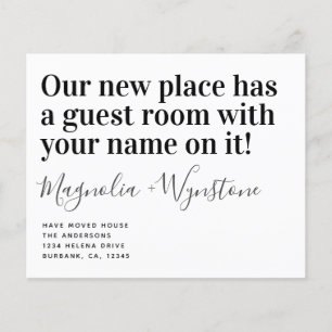 PAPER Funny Moving House Announement Briefkaart Flyer