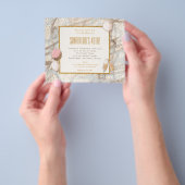 PAPER| Glitter Girl 40th Party Birthday Invitation Flyer (Hand)