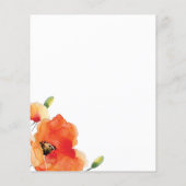 PAPER Golden Poppy Moederdag Brunch Flyer (Achterkant)