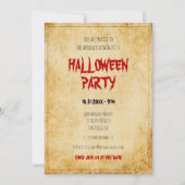  paper Halloween party Kaart (Voorkant)