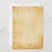  paper Halloween party Kaart (Achterkant)