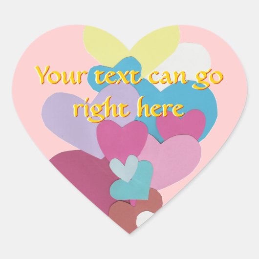 Paper Hearts Heart Stickers (Voorkant)