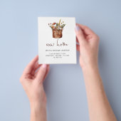 PAPER | Herfst Wilde Bloemen Nieuw Adres Flyer (Hand)