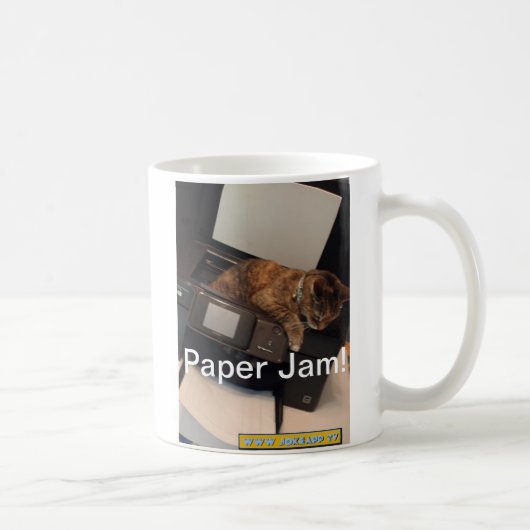 Paper Jam-koffie    Mugby Jokeapptv tm Koffiemok (Rechts)