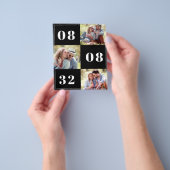 PAPER Kladblok Datum Foto Huwelijk Opslag de Datum Flyer (Hand)