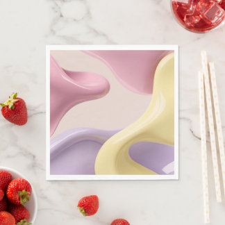 Paper luncheon napkin in stylish graphic servet