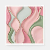 Paper luncheon napkin in stylish graphic servet (Voorkant)