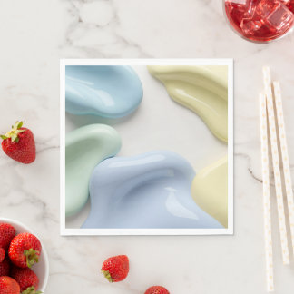 Paper luncheon napkin in stylish graphic servet