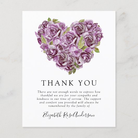 PAPER Memorial - Hartelijk dank | Hydrangea Heart Flyer (Voorkant)