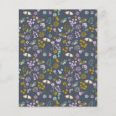 PAPER Memorial | Wilde bloem Blauw Flyer (Achterkant)