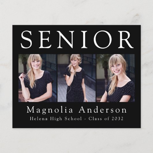 PAPER-minimalistisch hooggeplaatst vier-fotoberich Flyer (Voorkant)