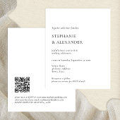 PAPER Moderne QR Code Text Weddenschap Flyer