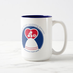 Paper Moon Wedding Boutique Mok-Fool's Gold Tweekleurige Koffiemok