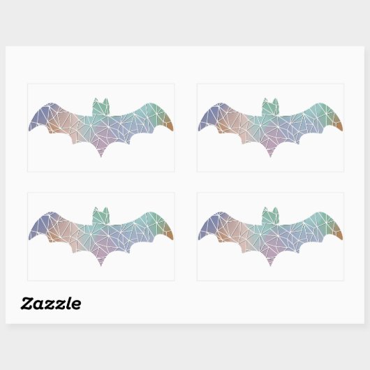 Paper Mosaic Bat Sticker (Vel)
