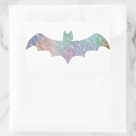 Paper Mosaic Bat Sticker (Tas)