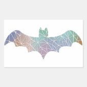 Paper Mosaic Bat Sticker (Voorkant)