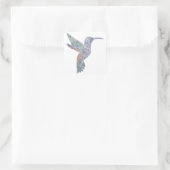 Paper Mosaic Hummingbird Sticker (Tas)