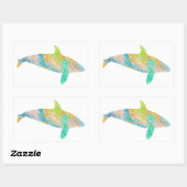 Paper Mosaic Orca Sticker (Vel)