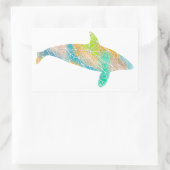 Paper Mosaic Orca Sticker (Tas)