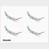 Paper Mosaic River Otter Sticker (Vel)