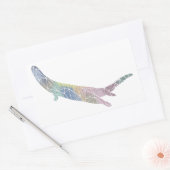 Paper Mosaic River Otter Sticker (Envelop)