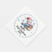 Paper Napkin-Baby’s First Christmas Napkins Servet (Hoek)