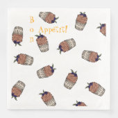 Paper Napkin "chocolate mousse" Serviette Servet (Voorkant)