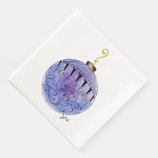 Paper Napkin - Peace on Earth Ornament Servet (Hoek)