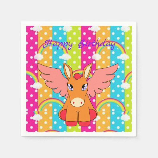 Paper Napkins Birthday Servet (Voorkant)