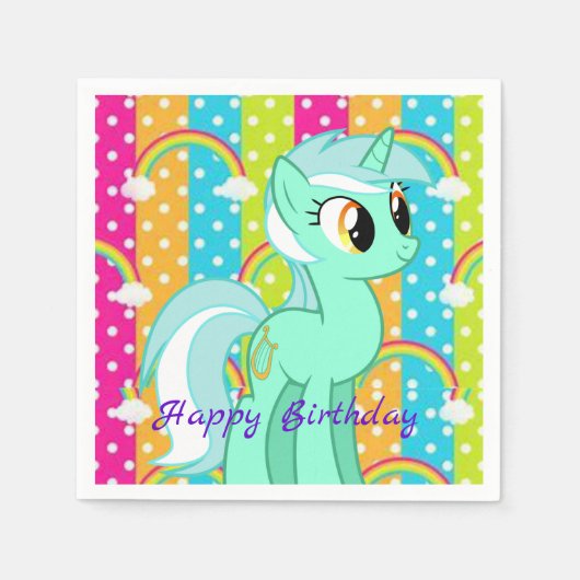 Paper Napkins Birthday Servet (Voorkant)