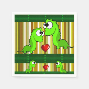 Paper Napkins Dinosaur Servet