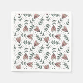 Paper Napkins, Floral Flowers Servet (Voorkant)