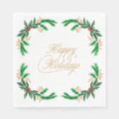 Paper Napkins – Holiday Party Table Décor Servet (Voorkant)