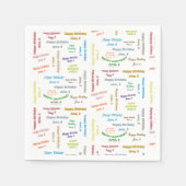 Paper Napkins June, 6 Birthday Servet (Voorkant)