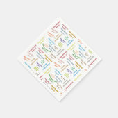 Paper Napkins March, 2 verjaardag Servet (Hoek)