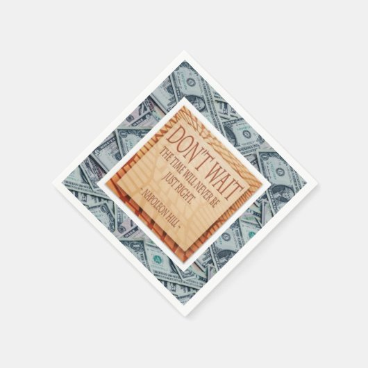 Paper Napkins, Money Napoleon Hill Servet (Hoek)