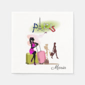 Paper Napkins, Paris France Vacation Servet (Voorkant)