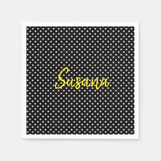 Paper Napkins Susana Polkadot Servet (Voorkant)