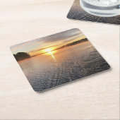 Paper Onderzetter Lake Oconee Sunrise Fotoontwerp (Schuin)