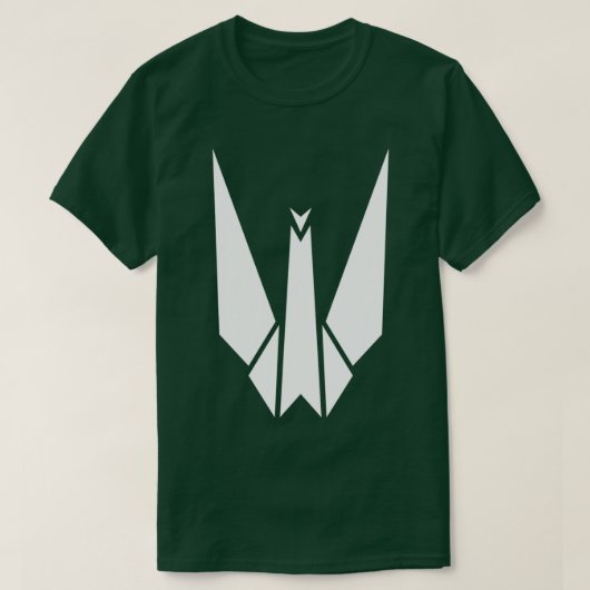 Paper Origami Crane 1 T-shirt (Design voorkant)
