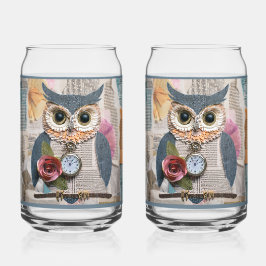 Paper Owl Soda Glass Blikvorm Glas