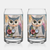 Paper Owl Soda Glass Blikvorm Glas (Achterkant)