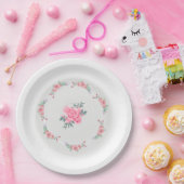 Paper & Party Plates || Rose Garden Party Plate Papieren Bordje (Feest)