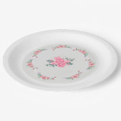 Paper & Party Plates || Rose Garden Party Plate Papieren Bordje (Gekanteld)
