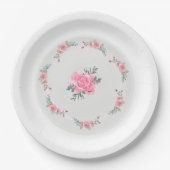 Paper & Party Plates || Rose Garden Party Plate Papieren Bordje (Voorkant)